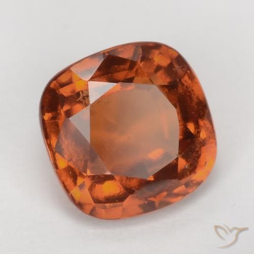 9,17 ctw natürlicher Mitteldunkles Orange Hessonit-Granat, Kissen, VS