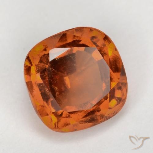 9,17 ctw natürlicher Mitteldunkles Orange Hessonit-Granat, Kissen, VS
