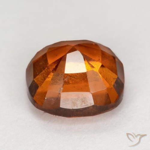 9,17 ctw natürlicher Mitteldunkles Orange Hessonit-Granat, Kissen, VS