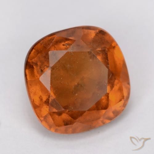 9,17 ctw natürlicher Mitteldunkles Orange Hessonit-Granat, Kissen, VS-SI
