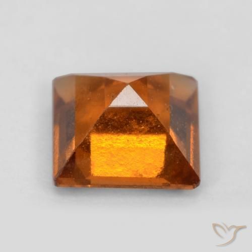 9,17 ctw natürlicher Mittelorange Hessonit-Granat, Quadrat, VS-SI