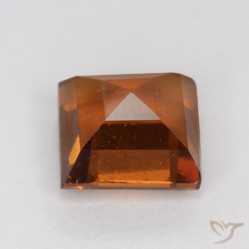 9,17 ctw natürlicher tieforange Hessonit-Granat, Quadrat, VS