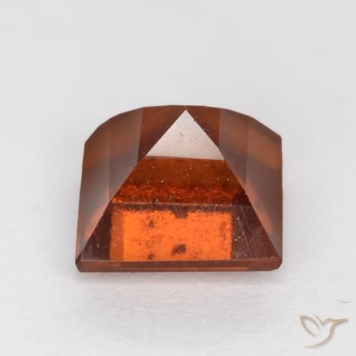 9,17 ctw natürlicher tieforange Hessonit-Granat, Quadrat, VS