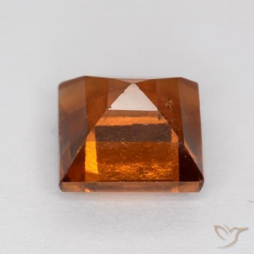 9,17 ctw natürlicher Amber Orange Hessonit-Granat, Quadrat, VS