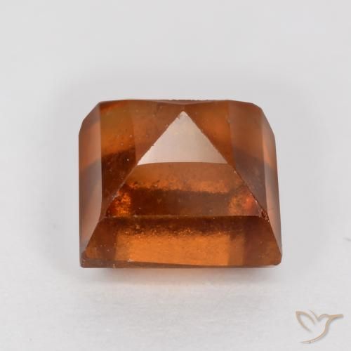 9,17 ctw natürlicher Amber Orange Hessonit-Granat, Quadrat, SI