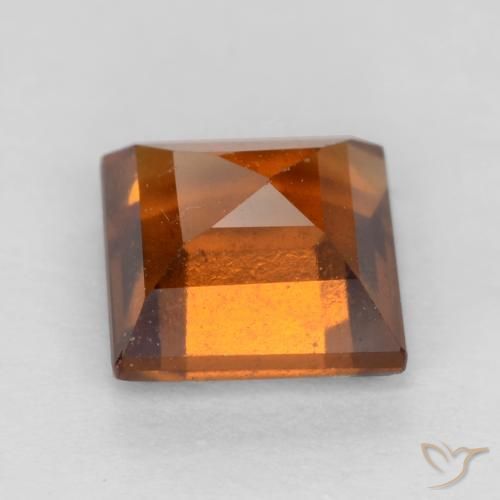 9,17 ctw natürlicher tieforange Hessonit-Granat, Quadrat, VS
