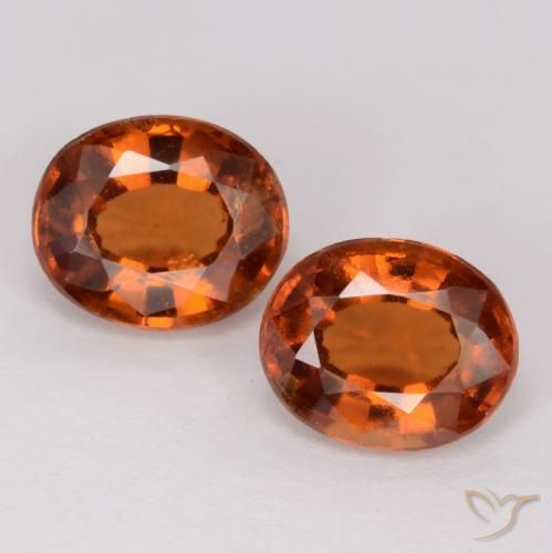 3.54ctw Natürlicher Mittelorange Hessonit-Granat, Oval, VS-SI