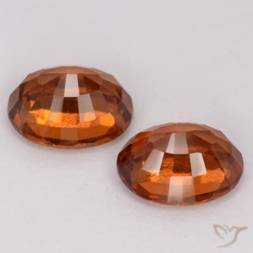 3.54 ct natürliche Mittelorange Hessonit-Granat-Edelsteine, Oval, VS-SI