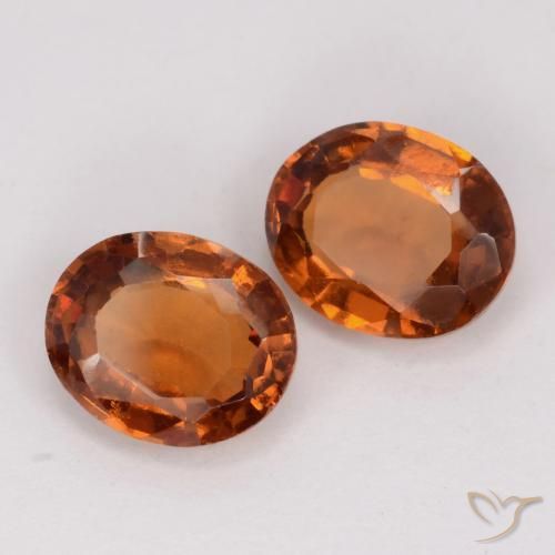 2.78 ct natürliche Mitteldunkles Orange Hessonit-Granat-Edelsteine, Oval, VS