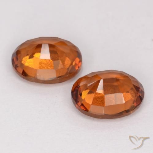 2.78 ct natürliche Mitteldunkles Orange Hessonit-Granat-Edelsteine, Oval, VS