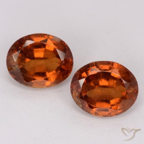 3.32ctw Natürlicher Amber Orange Hessonit-Granat, Oval, VS-SI