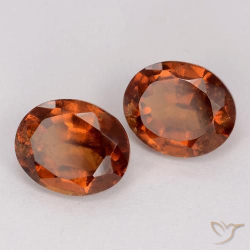 3.32 ct natürliche Amber Orange Hessonit-Granat-Edelsteine, Oval, VS-SI