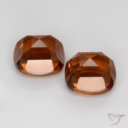 2.62 ct natürliche Mittelorange Hessonit-Granat-Edelsteine, Kissen, VS