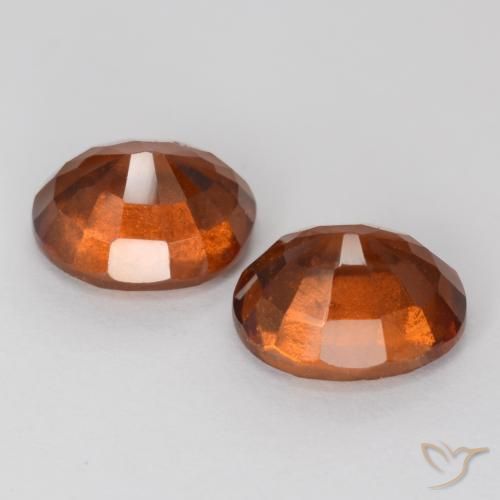 4.57 ct natürliche Dunkelorange Hessonit-Granat-Edelsteine, Oval, VS