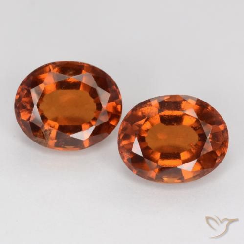 4.94ctw Natürlicher Mittelorange Hessonit-Granat, Oval, VS-SI