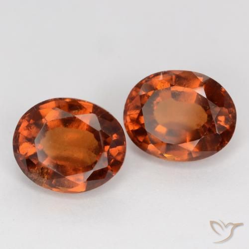 4.94 ct natürliche Mittelorange Hessonit-Granat-Edelsteine, Oval, VS-SI