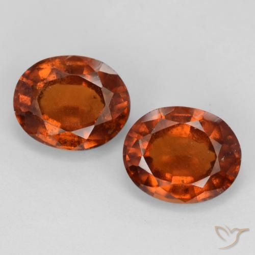 4.27ctw Natürlicher Amber Orange Hessonit-Granat, Oval, VS-SI