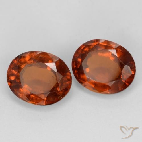 4.27 ct natürliche Amber Orange Hessonit-Granat-Edelsteine, Oval, VS-SI