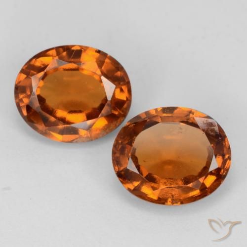 3.76ctw Natürlicher Amber Orange Hessonit-Granat, Oval, VS-SI