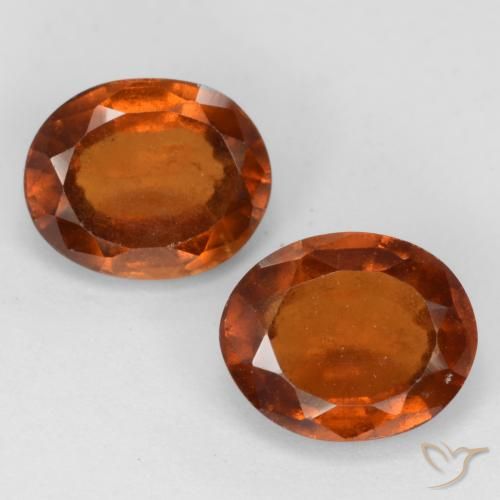 3.52ctw Natürlicher tieforange Hessonit-Granat, Oval, VS-SI