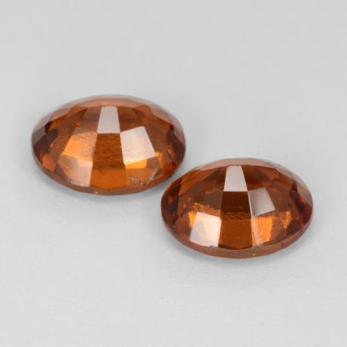 3.11 ct natürliche Amber Orange Hessonit-Granat-Edelsteine, Oval Schliff, VS