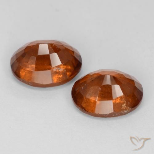 3.67 ct natürliche tieforange Hessonit-Granat-Edelsteine, Oval, VS-SI