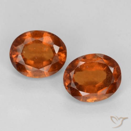3.04ctw Natürlicher tieforange Hessonit-Granat, Oval, VS-SI