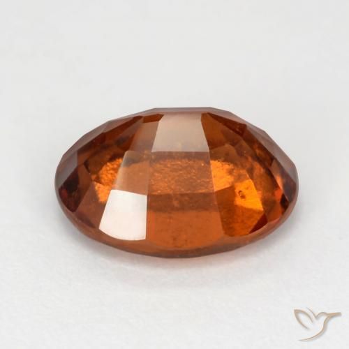 9,17 ctw natürlicher rötlich-orange Hessonit-Granat, Oval, VS-SI