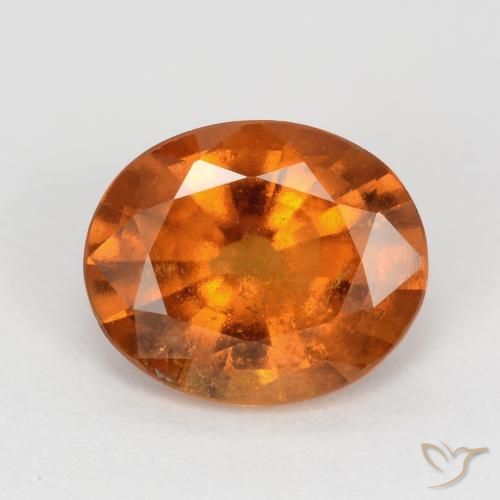 2.36ct Natürlicher tieforange Hessonit-Granat, Oval, SI