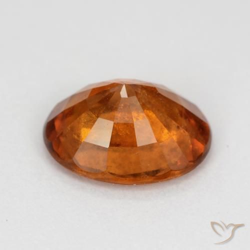 9,17 ctw natürlicher tieforange Hessonit-Granat, Oval, SI