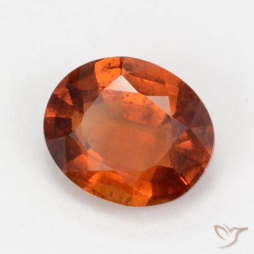 9,17 ctw natürlicher Mittelorange Hessonit-Granat, Oval, VS-SI