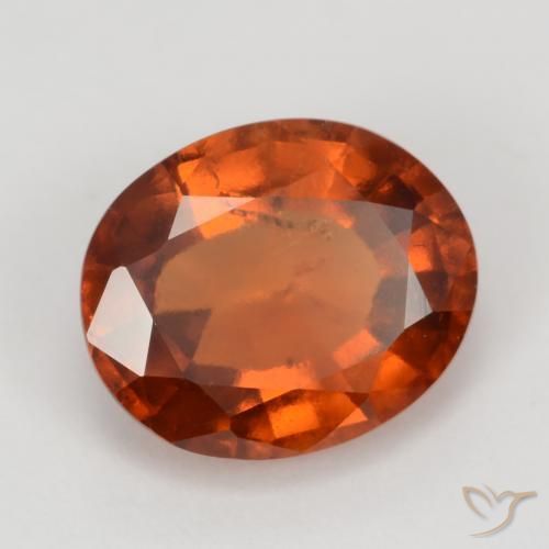 9,17 ctw natürlicher Mittelorange Hessonit-Granat, Oval, VS-SI