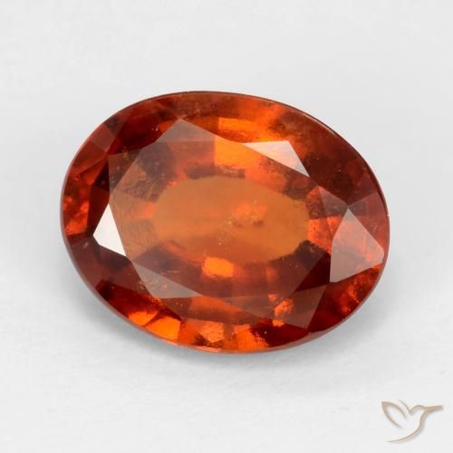 9,17 ctw natürlicher Dunkelorange Hessonit-Granat, Oval, VS