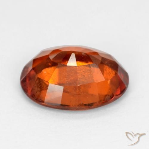 9,17 ctw natürlicher Dunkelorange Hessonit-Granat, Oval, VS