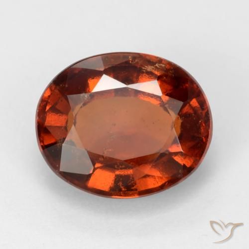 2.68ct Natürlicher tieforange Hessonit-Granat, Oval, VS-SI