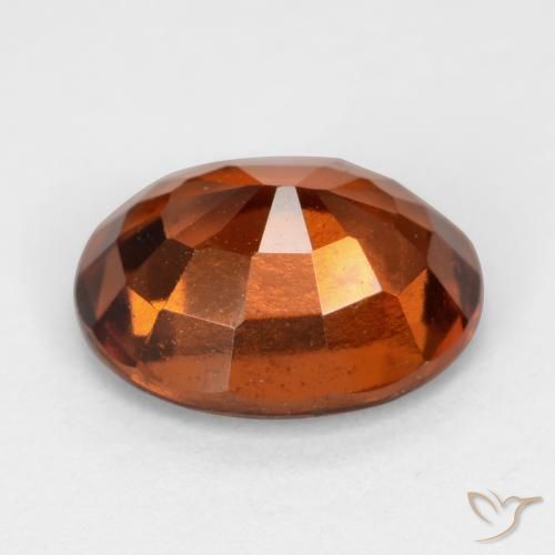 9,17 ctw natürlicher Amber Orange Hessonit-Granat, Oval, VVS-VS