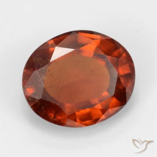 9,17 ctw natürlicher rötlich-orange Hessonit-Granat, Oval, VS-SI