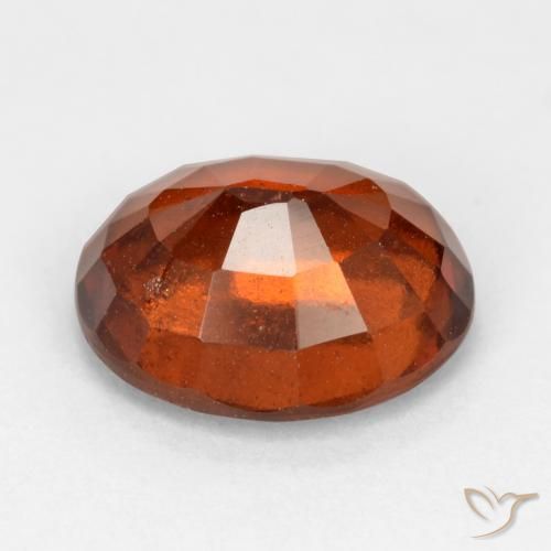 9,17 ctw natürlicher rötlich-orange Hessonit-Granat, Oval, VS-SI