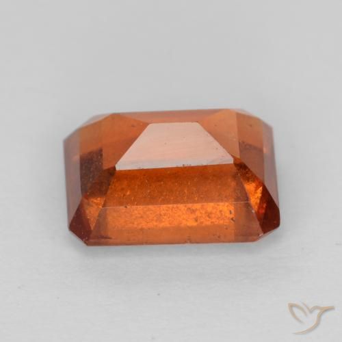 9,17 ctw natürlicher Mittelorange Hessonit-Granat, Oktagonschliff, VS-SI
