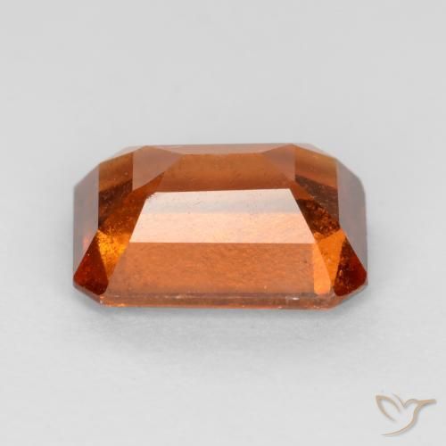 9,17 ctw natürlicher Amber Orange Hessonit-Granat, Oktagonschliff, VS-SI