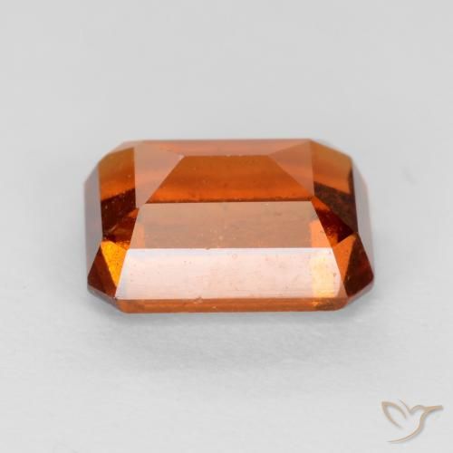 9,17 ctw natürlicher Amber Orange Hessonit-Granat, Oktagonschliff, VS-SI