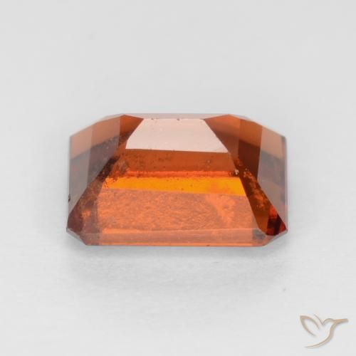 9,17 ctw natürlicher Amber Orange Hessonit-Granat, Oktagonschliff, VS-SI