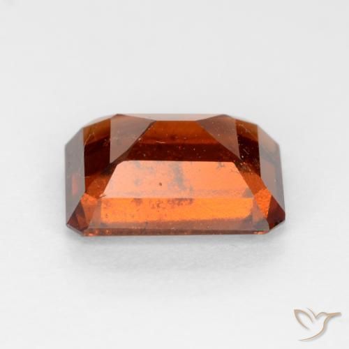 9,17 ctw natürlicher Amber Orange Hessonit-Granat, Oktagonschliff, VS-SI
