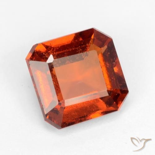 9,17 ctw natürlicher Mittelorange Hessonit-Granat, Oktagonschliff, VS-SI