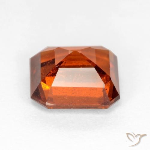9,17 ctw natürlicher Mittelorange Hessonit-Granat, Oktagonschliff, VS-SI