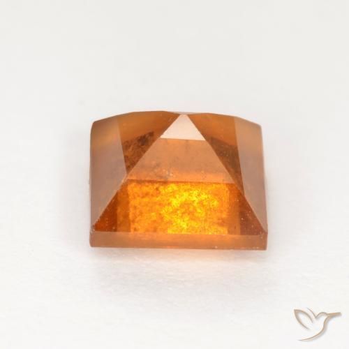 9,17 ctw natürlicher Mittelorange Hessonit-Granat, Quadrat, SI