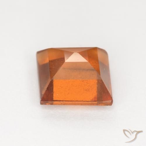 9,17 ctw natürlicher Gelblich-orange Hessonit-Granat, Quadrat, VS-SI