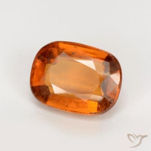 9,17 ctw natürlicher Mitteldunkles Orange Hessonit-Granat, Kissen, VS-SI