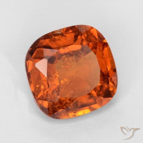 9,17 ctw natürlicher Feuerorange Hessonit-Granat, Kissen, SI