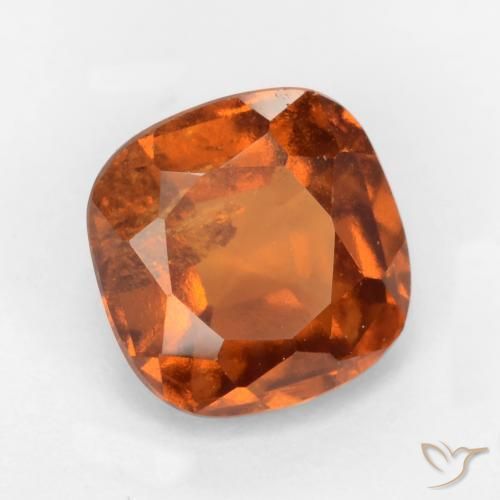 9,17 ctw natürlicher Mitteldunkles Orange Hessonit-Granat, Kissen, SI